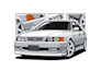 draw custom vector car illustration